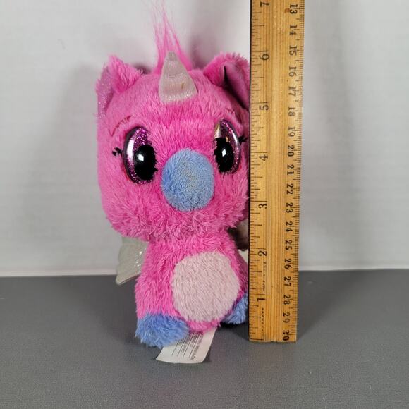 Hatchimals Pink Unicorn Dragon Plush 6" Spin Master Stuffed Toy - Picture 5 of 14